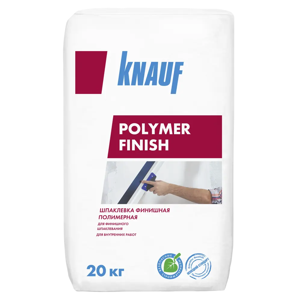 knaufshpak Шпаклёвка полимерная финишная Knauf Полимер финиш 20 кг — изображение 1