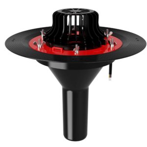 Воронка кровельная обогреваемая с закладным элементом VMOPro 75x300