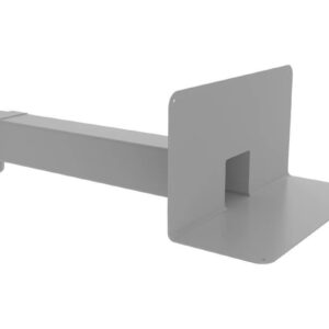 Парапетная воронка с угловым отводом VC-PVC 100x100x650